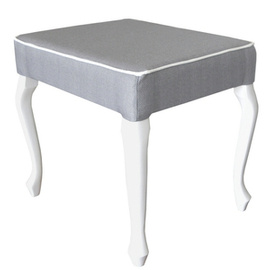 Puf LUDWIK z lamówką 50 x 40 cm